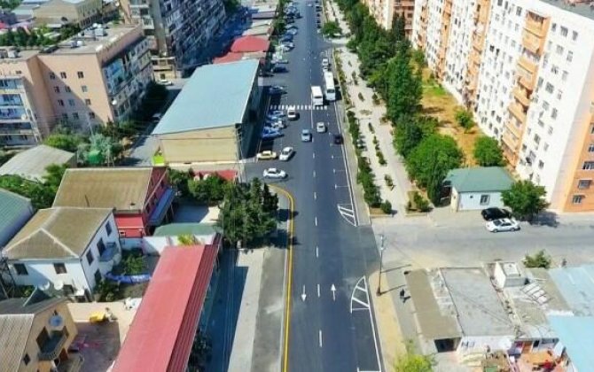 Две улицы Баку частично перекроют на выходных