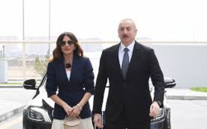 Prezident İlham Əliyev Cəbrayıl Rayon Mərkəzi Xəstəxanasının binasının tikintisi ilə tanış olub