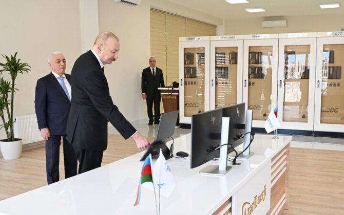 В селе Солтанлы Джебраильского района состоялось открытие подстанции 