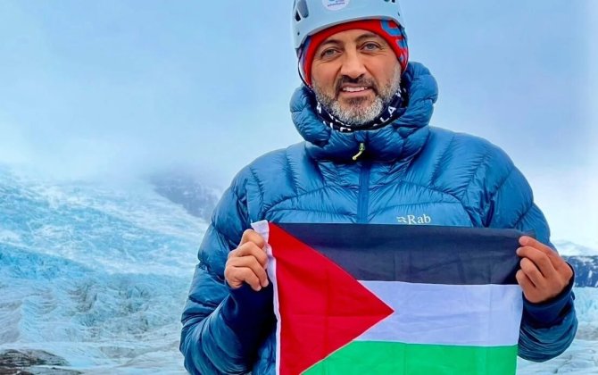 Fələstinli alpinist Qəzza uşaqları üçün pul toplamaq məqsədilə Everestə dırmanır...+VİDEO