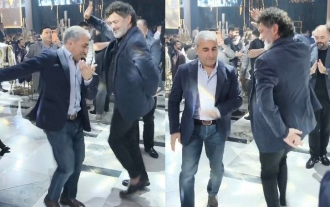 Rafael İsgəndərovla Coşqun Rəhimovun maraqlı rəqsi - VİDEO