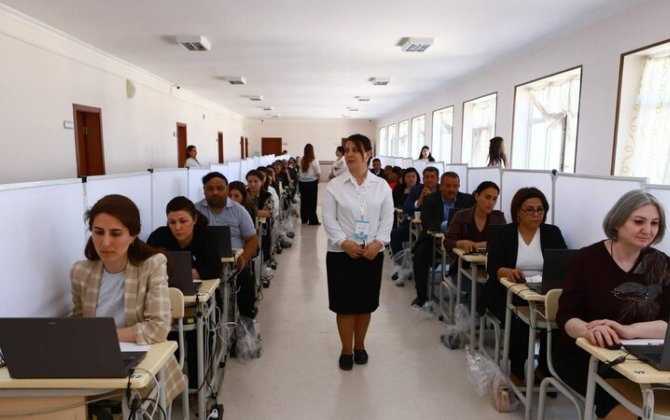 Naxçıvanda sertifikatlaşdırmanın ikinci dövriyyəsi üzrə imtahanlar yekunlaşıb - FOTO