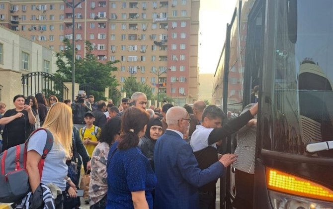 Zəngilan şəhərinə və Cəbrayılın Şükürbəyli kəndinə köç karvanları yola salındı - FOTO
