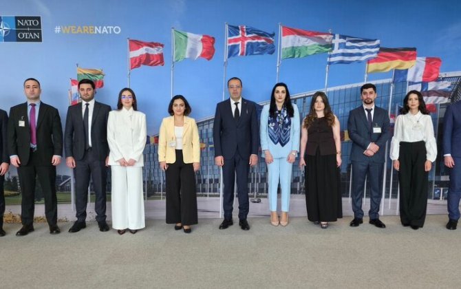 Azərbaycanın gənc diplomatları NATO-nun mənzil-qərargahında səfərdədir