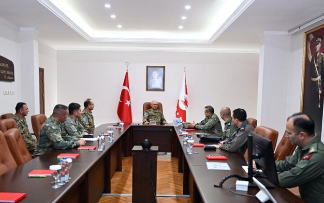 Azərbaycan və Türkiyə generalları birgə fəaliyyətləri müzakirə etdi - FOTO