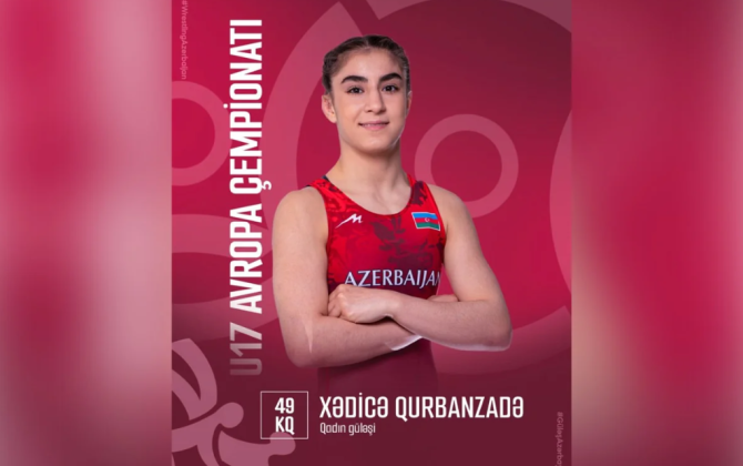 Azərbaycan güləşçisi Xədicə Qurbanzadə U-17 Avropa çempionatında finala yüksəlib