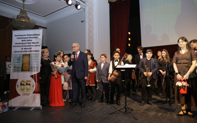 Mahnı Teatrında tanınmış uşaq musiqi məktəbinin 65 illik yubileyi qeyd edildi…-FOTOLAR+VİDEO