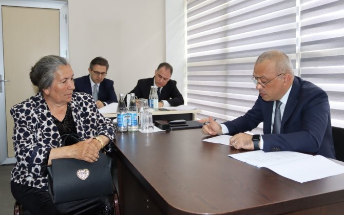 Agentlik sədri Naftalanda vətəndaşlarla görüşüb - FOTOLAR