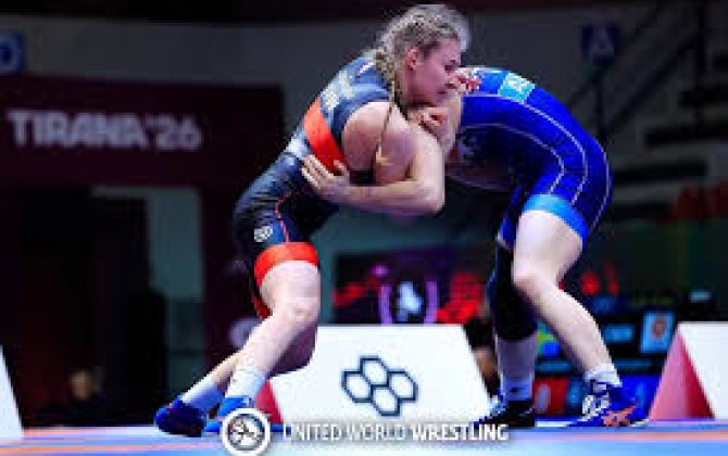 Азербайджанская спортсменка взяла бронзу на чемпионате Европы по борьбе