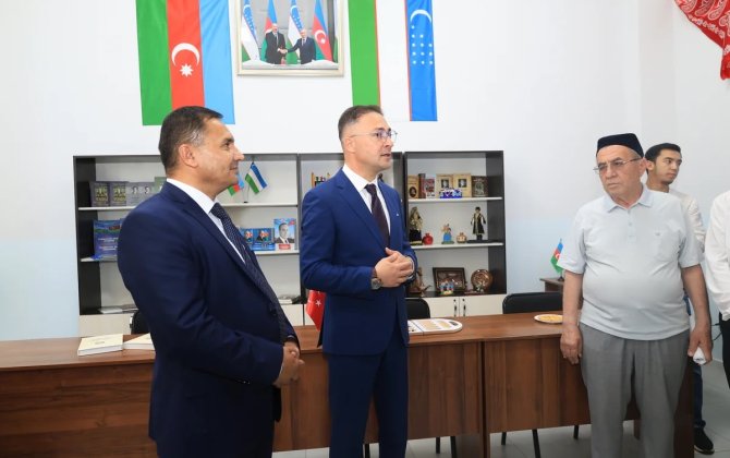 Daşkənd Oriental Universitetində Xaqani Şirvani auditoriyası açıldı - FOTO