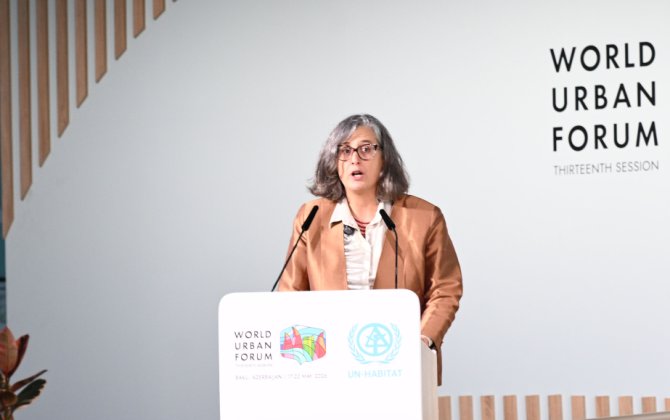 Anaklaudia Rossbax: “UN-Habitat” gündəliyin həyata keçirilməsində üzv dövlətləri və tərəfdaşları dəstəkləməyə hazırdır