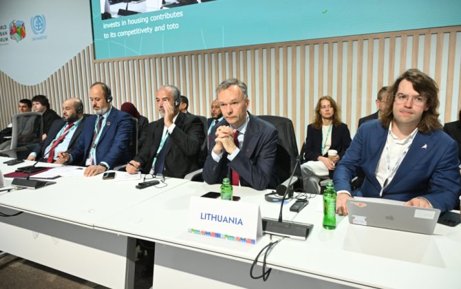 Litva rəsmisi Azərbaycanın Ukraynadakı yenidənqurma proseslərinə verdiyi dəstəyi yüksək qiymətləndirib
