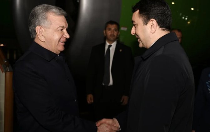 Президент Узбекистана прибыл с визитом в Азербайджан-ФОТО