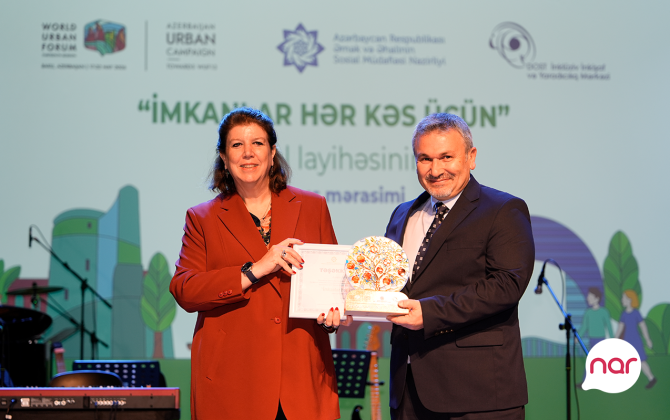 “Nar” “İmkanlar hər kəs üçün” layihəsinin bağlanış mərasimində iştirak edib - FOTO