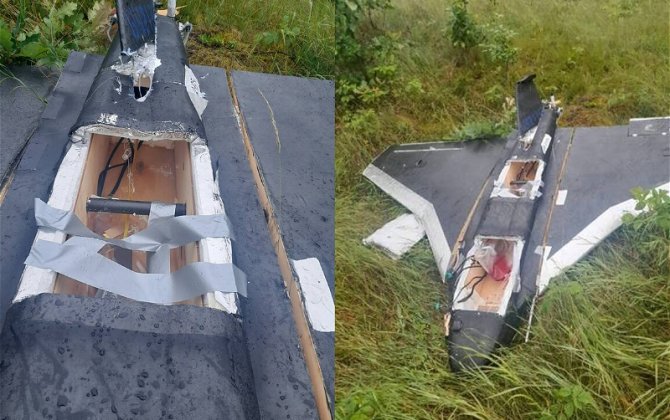 В Литве упал беспилотник