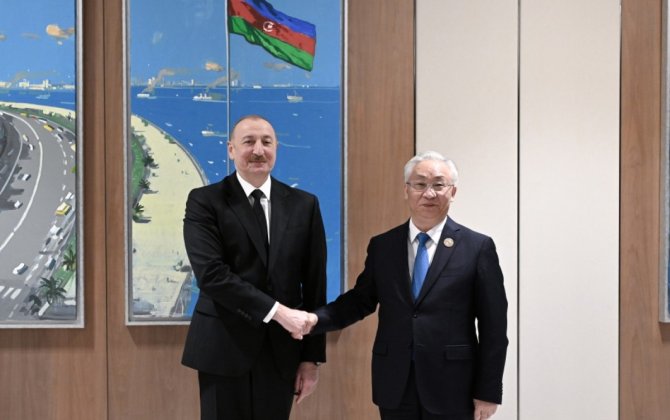 Prezident İlham Əliyev Çin Dövlət Şurasının Baş nazirinin müavinini qəbul edib - FOTO