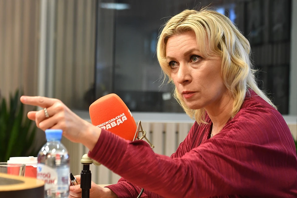 Захарова язвительно высказалась о поведении Пашиняна