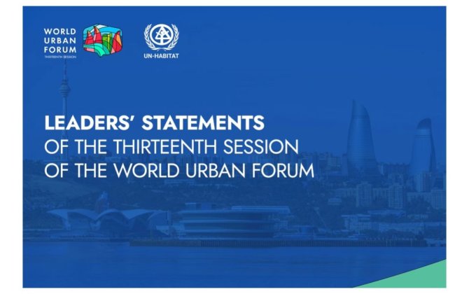 WUF13 çərçivəsində keçirilən Liderlər sessiyası başa çatıb