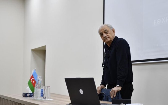 Fəxrəddin Manafov Qarabağ Universitetində tələbələrlə görüşdü - FOTO
