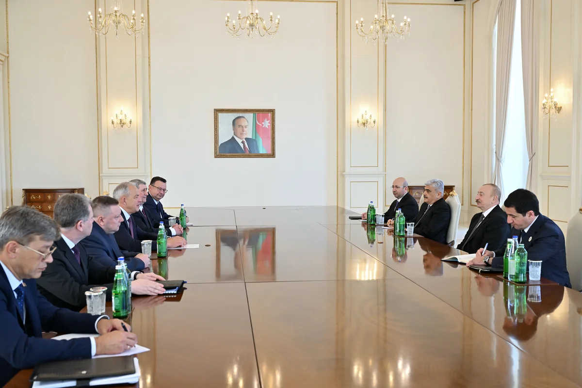İlham Əliyev Belarus Milli Assambleyası Nümayəndələr Palatasının sədrini qəbul etdi - FOTO