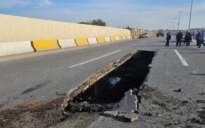 В Гобустане снесут частично обрушившийся мост