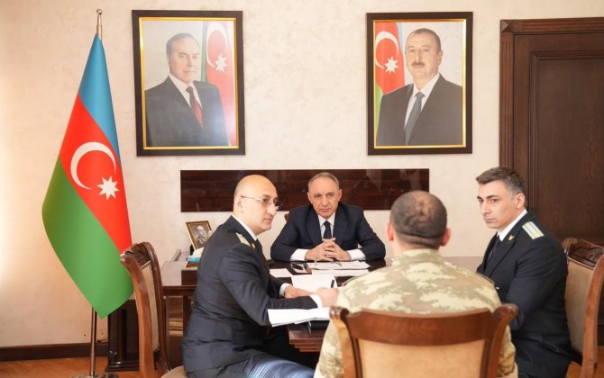 Baş prokuror Xankəndi şəhərində vətəndaşları qəbul etdi - FOTO