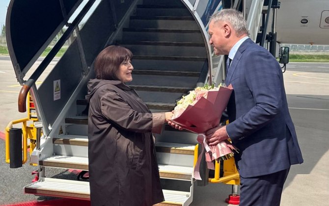 Sahibə Qafarova Rusiyada işgüzar səfərdədir