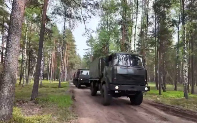 Россия показала доставку ядерных боеголовок на территорию Беларуси