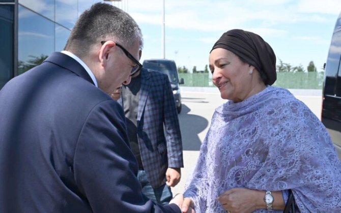 BMT-nin Baş katibinin müavini Azərbaycana səfərə gəlib - FOTO