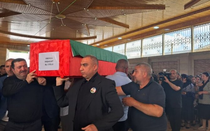 Bərdədə itkin-şəhidin nəşi ailəsinə təhvil verildi - FOTO