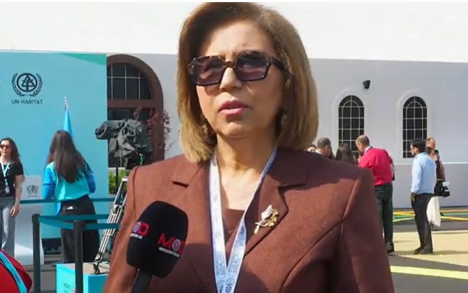 Bahar Muradova Moderator.az-a WUF-13 tədbirinin əhəmiyyəti və qlobal çağırışlarla bağlı danışdı - VİDEO