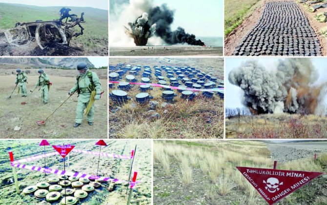 Qəbiristanlıqların minalanması erməni faşizminin anti-insani mahiyyətindən xəbər verir