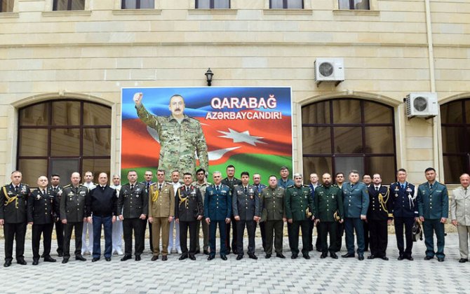 Военные атташе посетили Государственную пограничную службу - ФОТО