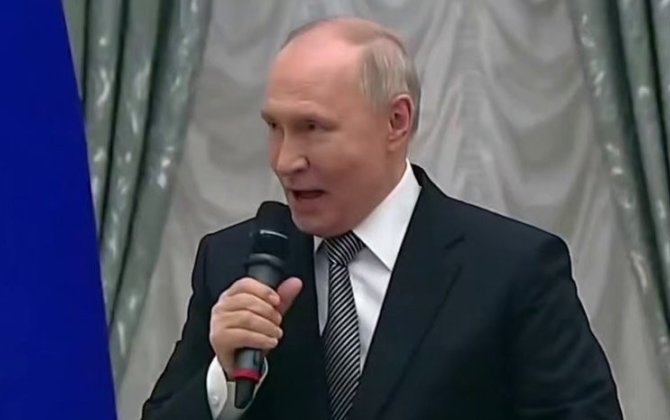Putin işğalın şərəfinə 