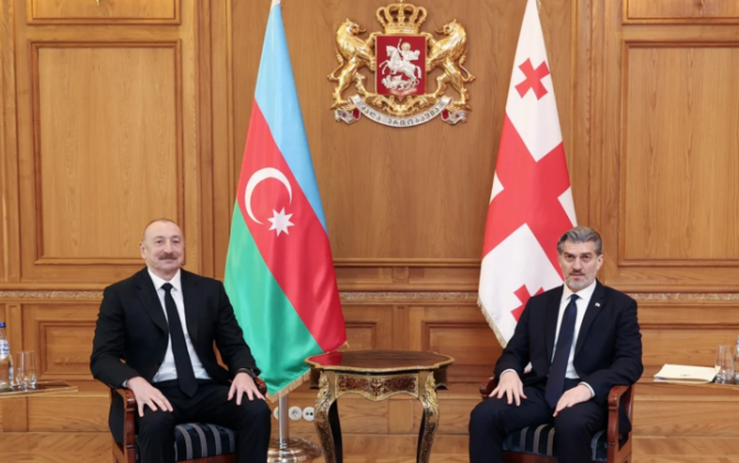 İlham Əliyev gürcüstanlı həmkarını təbrik etdi