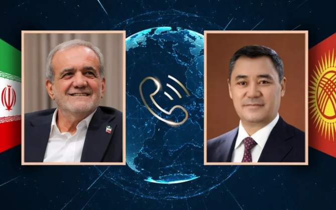 Japarov və Pezeşkian Yaxın Şərqdəki vəziyyəti müzakirə ediblər