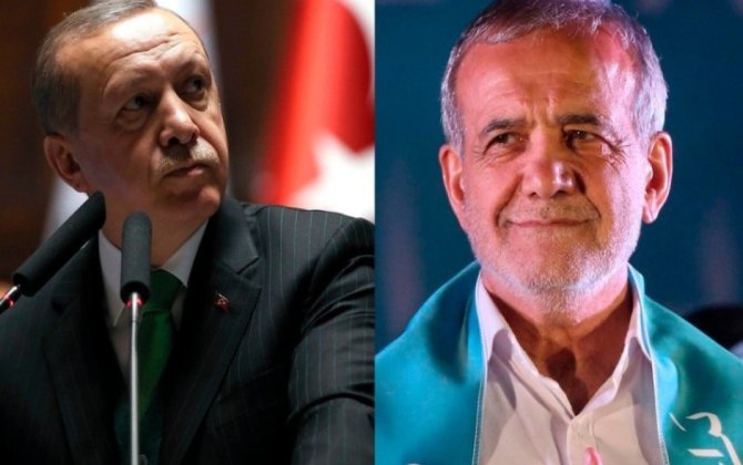 Ərdoğan və Pezeşkian bölgədəki vəziyyəti müzakirə ediblər