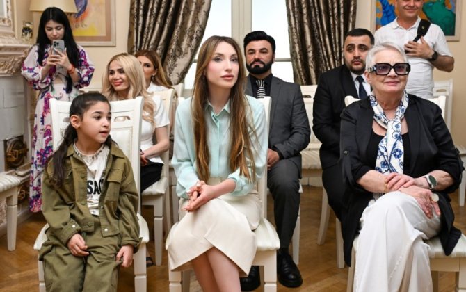 Maqsud İbrahimbəyov Yaradıcılıq Mərkəzində ustad dərsi keçirilib - FOTO