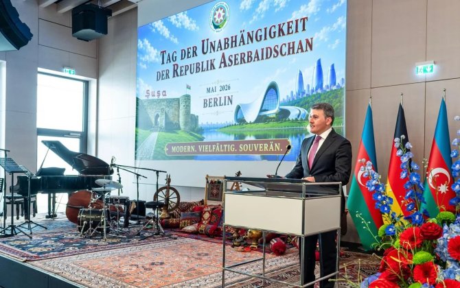 Almaniyada Azərbycanın Müstəqillik Günü qeyd olunub - FOTO