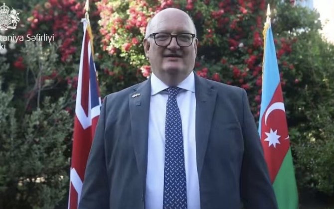 Посол Великобритании поздравил Азербайджан с Днем независимости-ВИДЕО