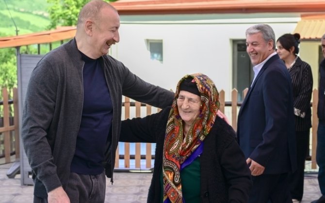 Şuşada Prezidentlə maraqlı söhbət: qızımı niyə gətirməmisən?
