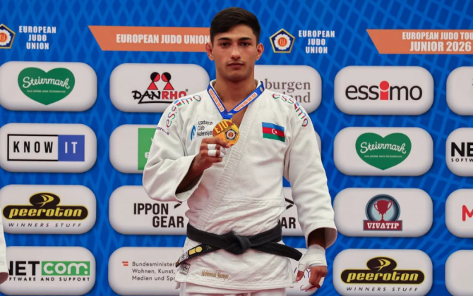 Azərbaycan cüdoçusu Məhəmməd Musayev Avropa Kubokunda qızıl medal qazanıb