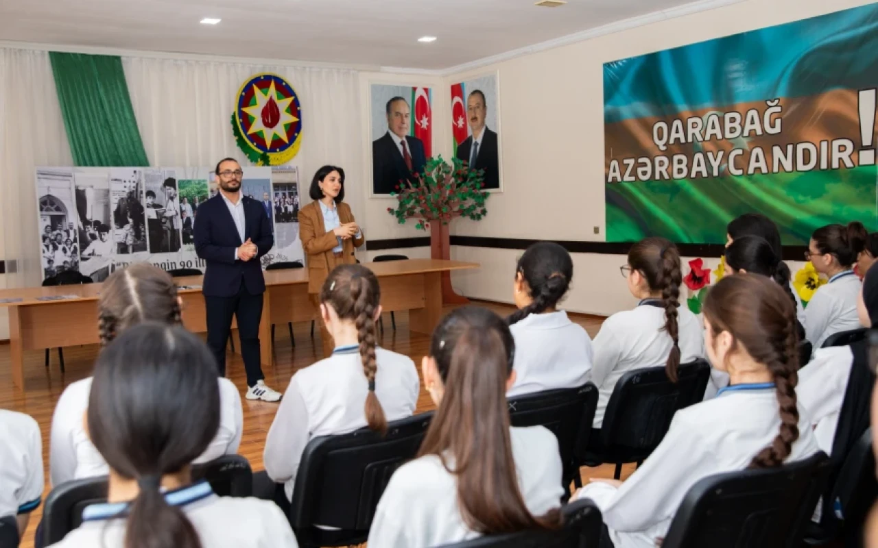 ADY məktəblilər üçün növbəti maarifləndirmə tədbiri keçirdi - FOTOLAR