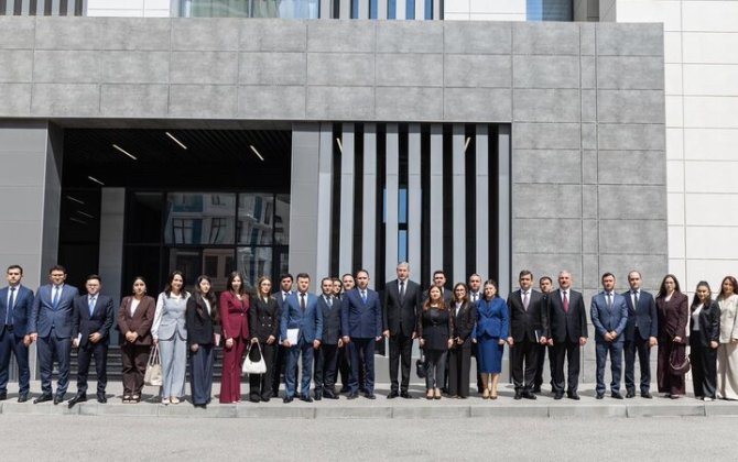 DİN-də vəzifəyə yeni təyin olunmuş hakimlərlə görüş keçirildi - FOTO
