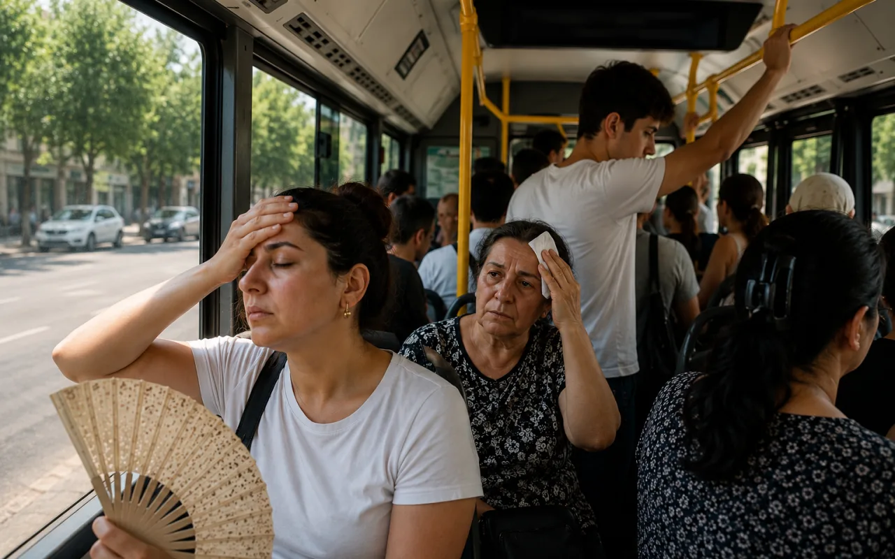 Avtobusların kondisionerləri niyə işə salınmır? - VİDEO
