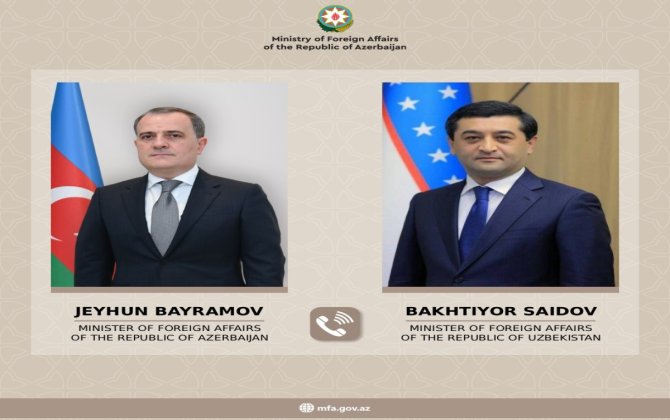 Azərbaycan və Özbəkistan XİN rəhbərləri regional məsələləri müzakirə edib