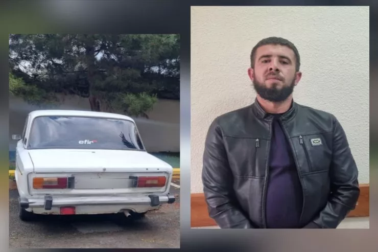 Qəbələdə narkotik çəkən sürücü həbs olundu
