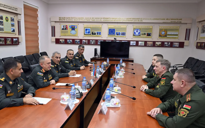 Azərbaycan və Belarus hərbi hüquqşünaslarının işgüzar görüşü keçirilib