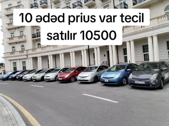 NK qərarından sonra kütləvi satış başladı: Minlərlə “Prius”un aqibəti necə olacaq? - FOTO
