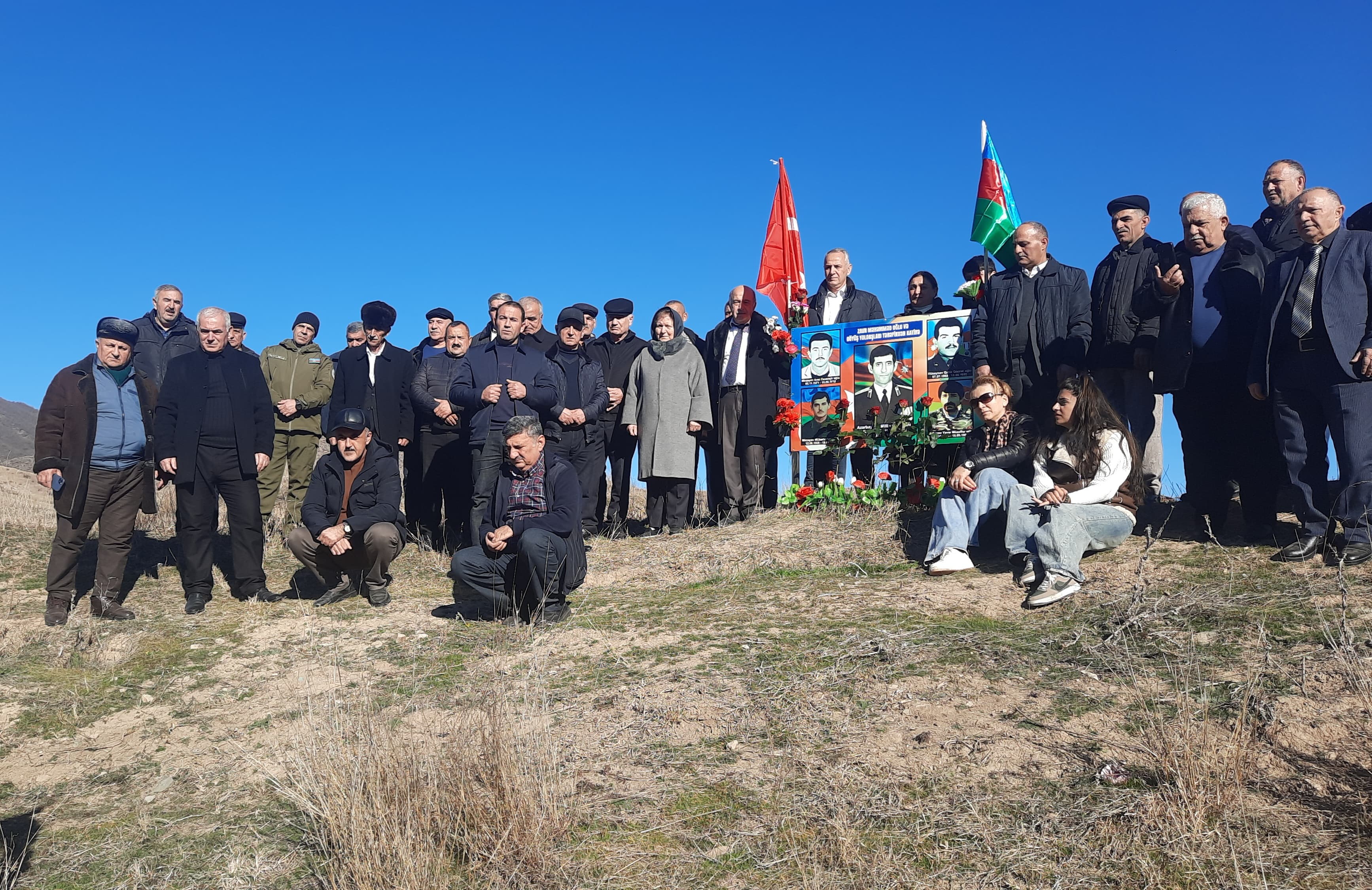 Şəhid Milli Qəhrəman Şirin Mirzəyev doğum günündə - minaya düşdüyü məkanda anıldı...-FOTO